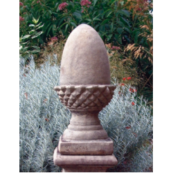 Large acorn finial